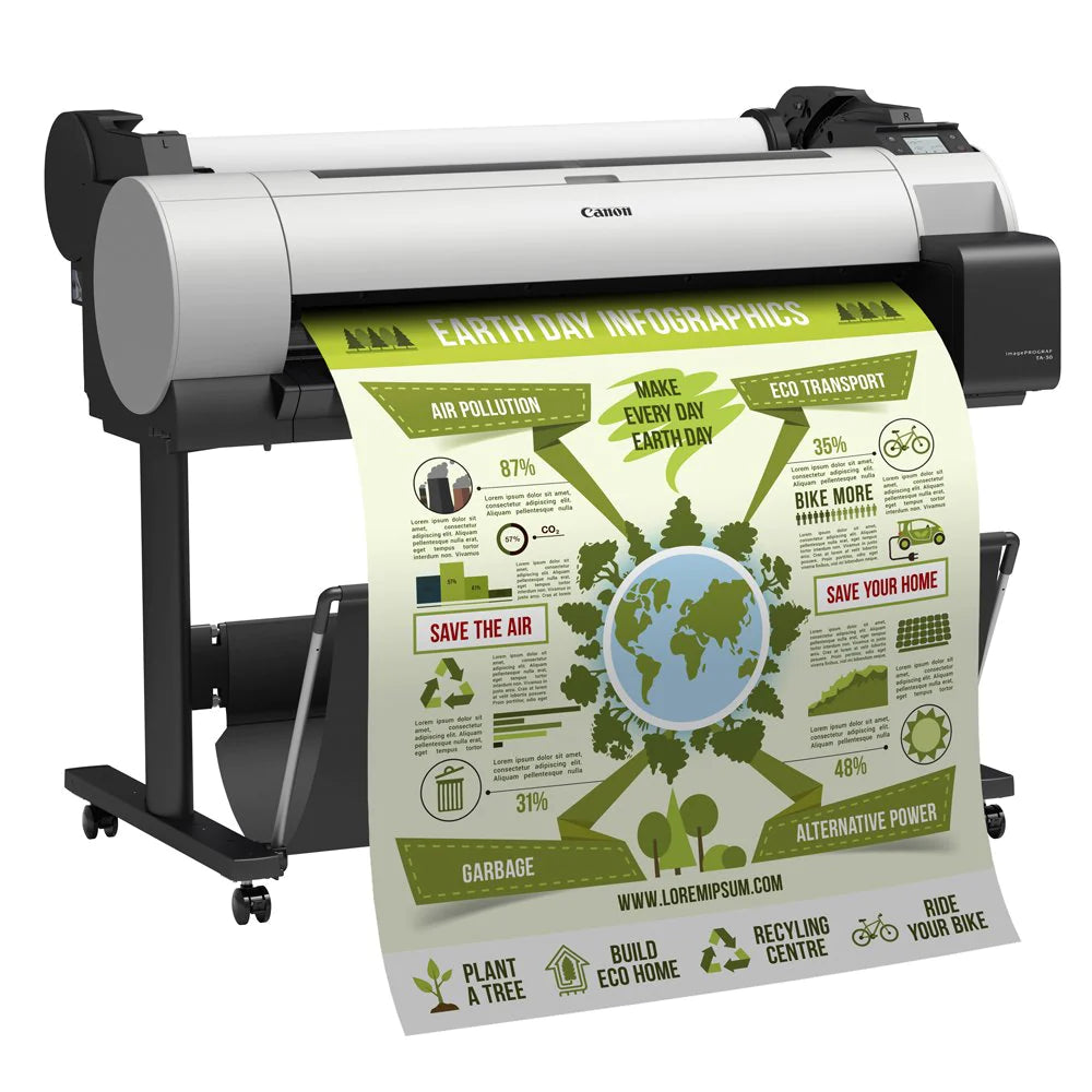 $44.50/Month Canon imagePROGRAF TA-20 (TA20) 24” Large Format Inkjet Printer With Stand