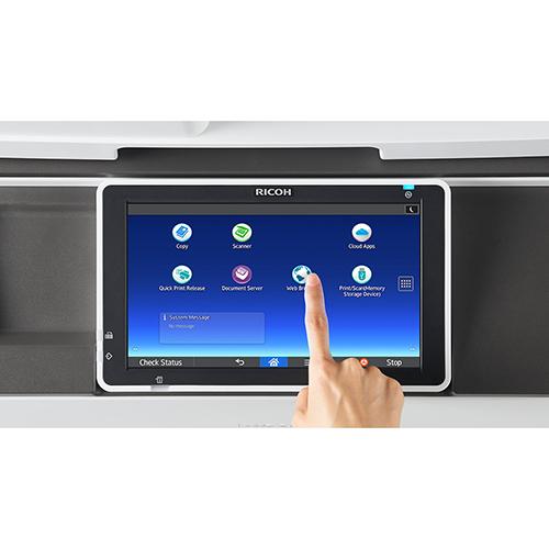 $75/Month Ricoh MP 3555 Black and White Multifunction Laser Printer/Copier Color Scanner 11X17, 12x18 With 10.1" Inch Smart Operation Panel