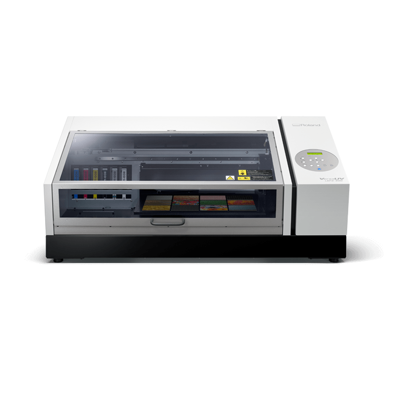 $545/Month Roland VersaUV LEF2-200 (LEF2 200) 20" 6 Colors Flatbed UV-LED Printer With Optional Primer - Benchtop Flatbed Printer