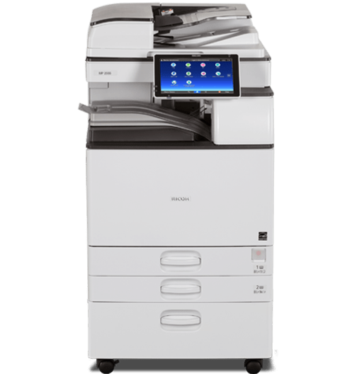 $65/month. Ricoh Aficio MP 2555 Black and White Multifunction Laser Printer Scanner Office Copier Only 15K Pages Printed - Mississauga Copiers