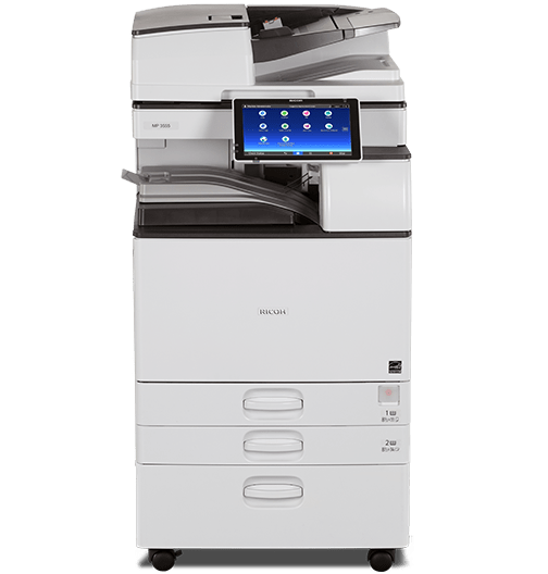 $69/month. Ricoh Aficio MP 3055 Black and White Multifunction Laser Printer Scanner Office Copier Only 20k Pages Printed - Mississauga Copiers