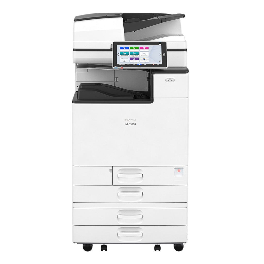 $75/Month Ricoh NEW MODEL IM C3000 30 PPM 300GSM Color Laser Multifunction Printer Copier Scanner 4 Paper Cassettes - Mississauga Copiers