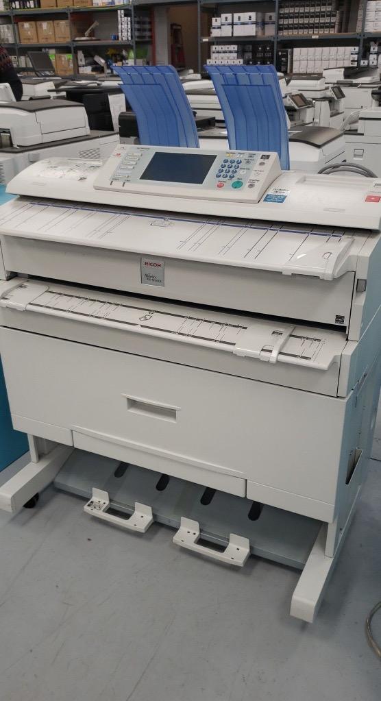 $125/Month Low Count Ricoh Aficio MP W3601 Wide Format Digital Imaging System color Scanning - Mississauga Copiers