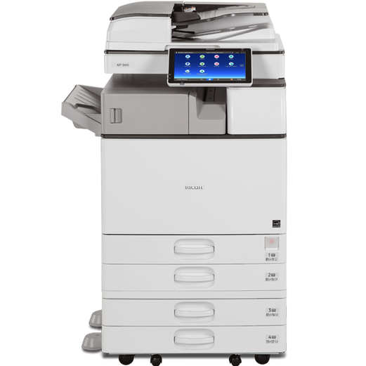 $65/Month Ricoh MP C3055 Monochrome Laser Multifunction Printer Copier Scanner With 35 PPM and 600 x 600, 11x17 dpi Sold By Absolute Toner - Mississauga Copiers