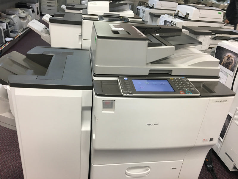 Absolute Toner $85/Month Ricoh MP 6002 Black and White High-End FAST 11x17 12x18 Color Scanner Photocopier Showroom Monochrome Copiers