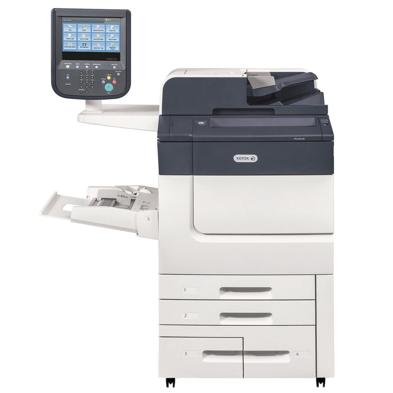 $299/Month Xerox PrimeLink C9065 Office/Workgroup Color Laser Multifunction Production Printer, Production Ready Finishing - VERY LOW COUNT