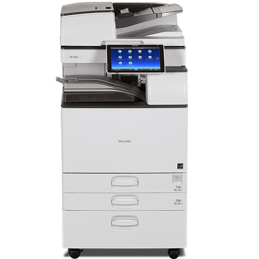 $75/Month Ricoh MP 3555 Black and White Multifunction Laser Printer/Copier Color Scanner 11X17, 12x18 With 10.1" Inch Smart Operation Panel