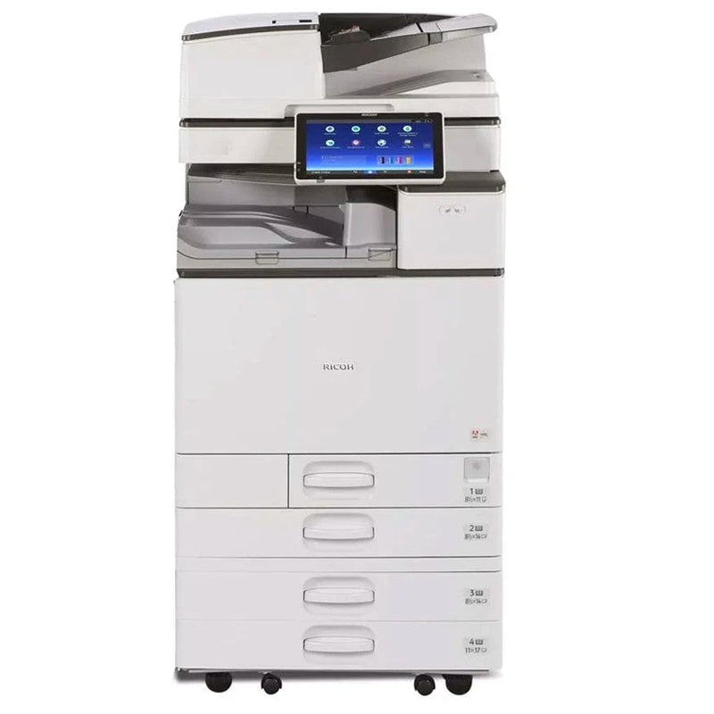$85/Month Ricoh MP 4055 Mono Multifunction Office Laser Printer/Copier Color Scanner With 1200x1200 dpi Max Print Resolution