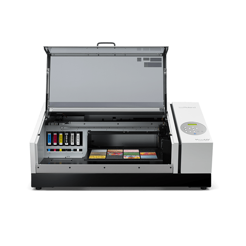$545/Month Roland VersaUV LEF2-200 (LEF2 200) 20" 6 Colors Flatbed UV-LED Printer With Optional Primer - Benchtop Flatbed Printer