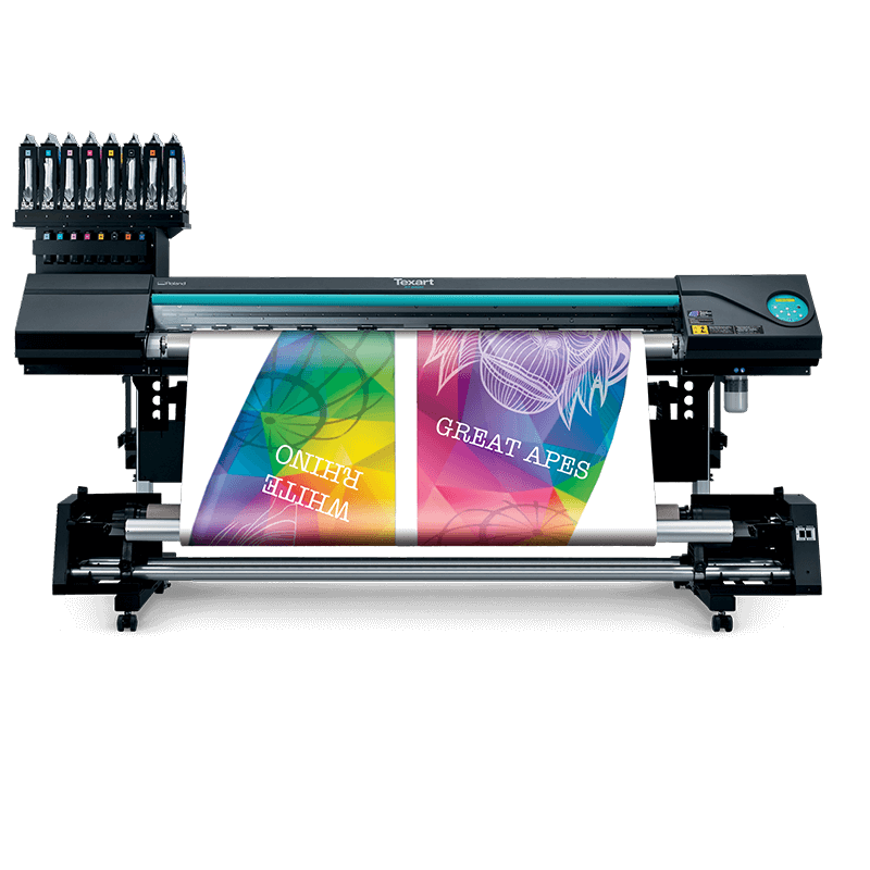 $495/Month Roland Texart RT-640 / RT640 64 Inch High Volume Dye-Sublimation Transfer Printer 8 Color Dye Sublimation Demo With Take-up