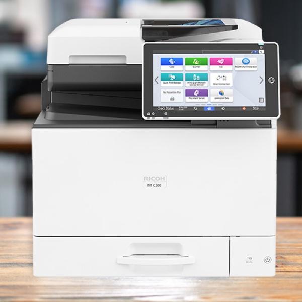 $39.99/Month Ricoh IM C300F (Meter Only 1k Pages) Color Laser Multifunction Printer Copier Scanner Facsimile For Office - Mississauga Copiers