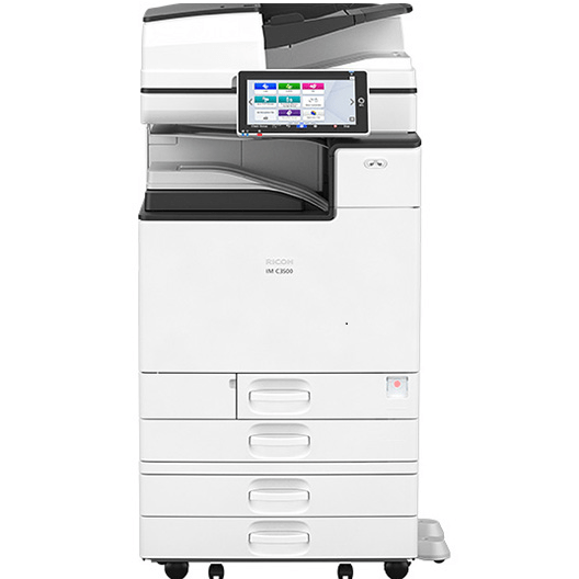 $77/month Ricoh Color IM C3000 Multifunction Colour Office Laser Printer Copier Scanner, Photocopier One-Pass Duplex, 300gsm - Mississauga Copiers