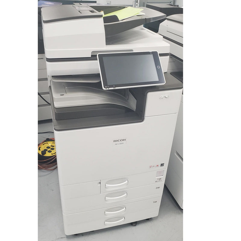 $95/Month Ricoh IM C3000 (LOW METER) Color Laser Multifunction Printer Copier Scanner With 4 Paper Cassettes For Office - Mississauga Copiers