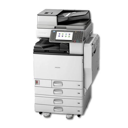 Absolute Toner Only 10k Pages - Ricoh MP 5002 Monochrome Printer Color Scanner Fax 11x17 Stapler REPOSSESSED Office Copiers In Warehouse