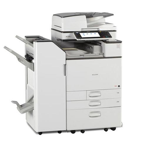 Absolute Toner Ricoh MP C3503 Color Copier Scanner Laser Printer 35PPM 11x17 12x18 with Booklet Maker Finisher Office Copiers In Warehouse