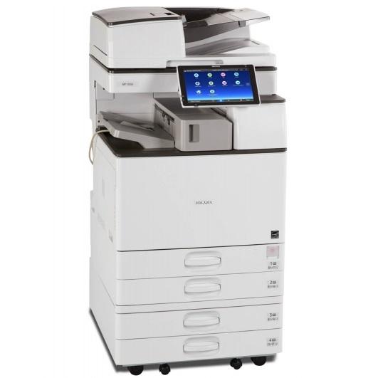 $65/Month Ricoh MP C3055 Monochrome Laser Multifunction Printer Copier Scanner With 35 PPM and 600 x 600, 11x17 dpi Sold By Absolute Toner - Mississauga Copiers