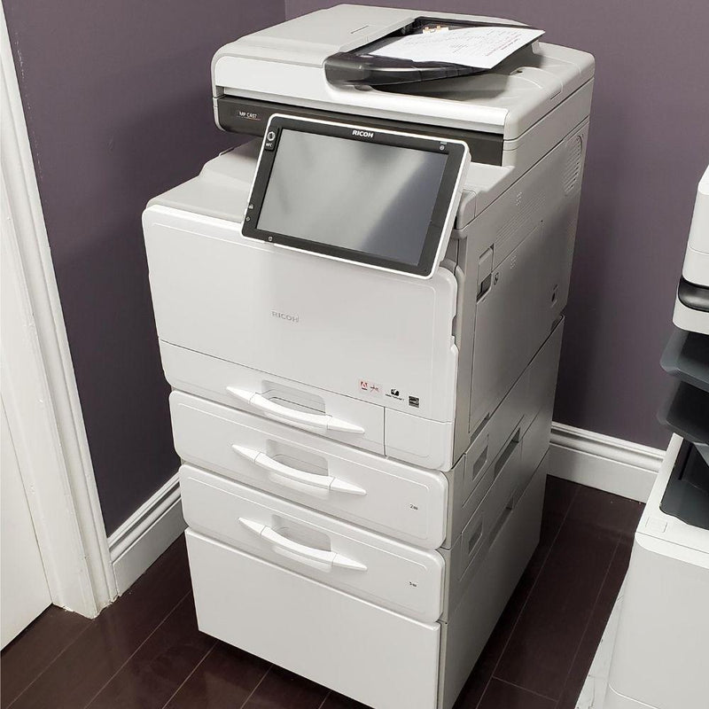 $25/Month Ricoh MP C407 40 ppm  Color Laser Multifunction Copier Printer Scanner with Touchscreen - Mississauga Copiers