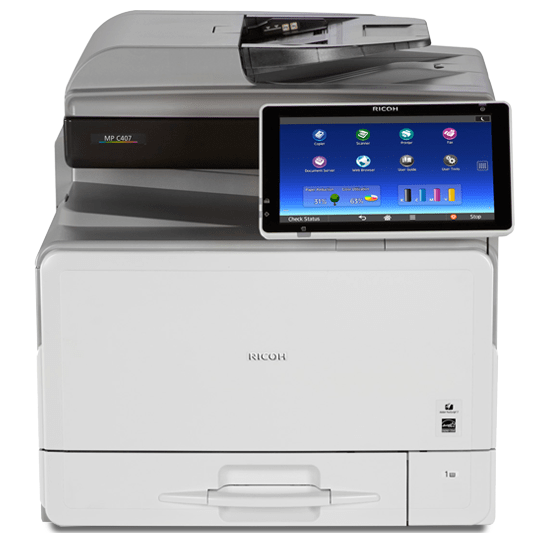$35/Month Ricoh MP C407 Color Laser Multifunction Commercial Printer Copier Scanner (Optional 2nd Tray) For Office - Mississauga Copiers