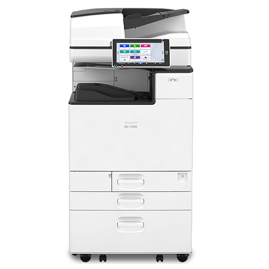 $139/Month Ricoh IM C4500 High Capacity Color Laser Multifunction Printer Copier Scanner 11X17, 12x18 For Office (ALL-INCLUSIVE BULK PAGES INCLUDED) - Mississauga Copiers