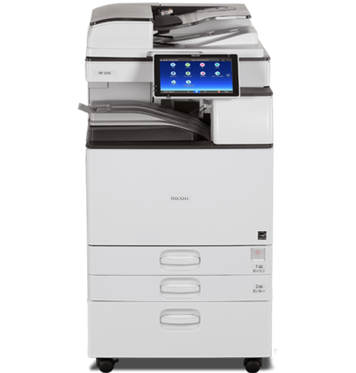 $108.95/Month Ricoh MP 2555 B/W Monochrome Laser Multifunction Printer Copier Scanner, 11x17 duplex feeder For Office  (ALL-INCLUSIVE BULK PAGES INCLUDED) - Mississauga Copiers