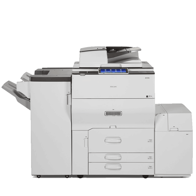 Ricoh MP C6503 65PPM LOW COUNT Colour Multifunction Photocopier Printer Color Scanner, 11x17 12x18 With BOOKLET MAKER FINISHER
