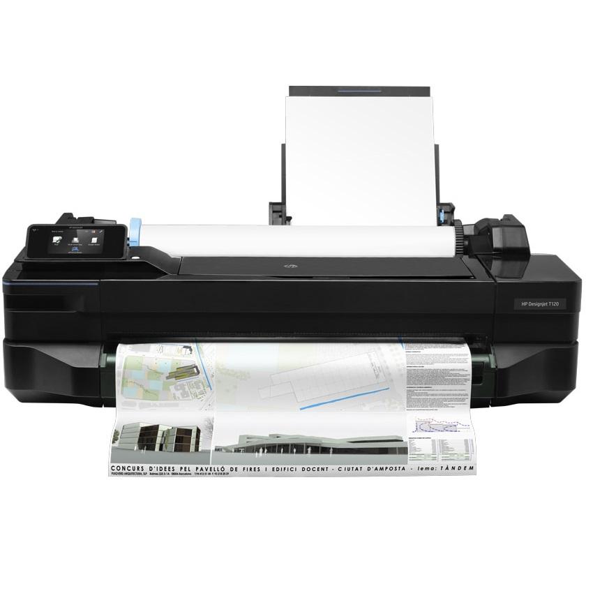 $25/Month HP Designjet T120 Inkjet Large Format Printer - 24" Print Width - Color - 1200 x 1200 - CQ891A - Mississauga Copiers